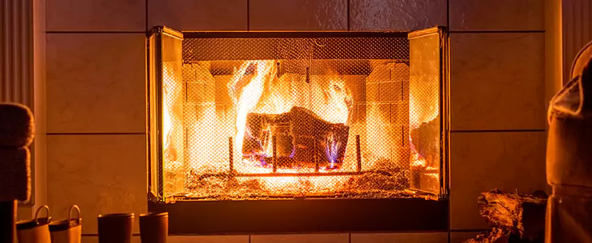 Mendota Hearth Landscape Fireplace Installation in Watertown, New York
