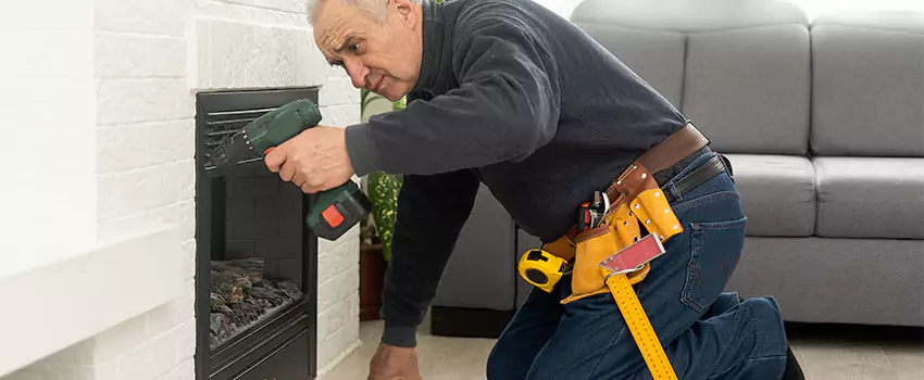 New Indoor Fireplace Installation in Watertown, New York