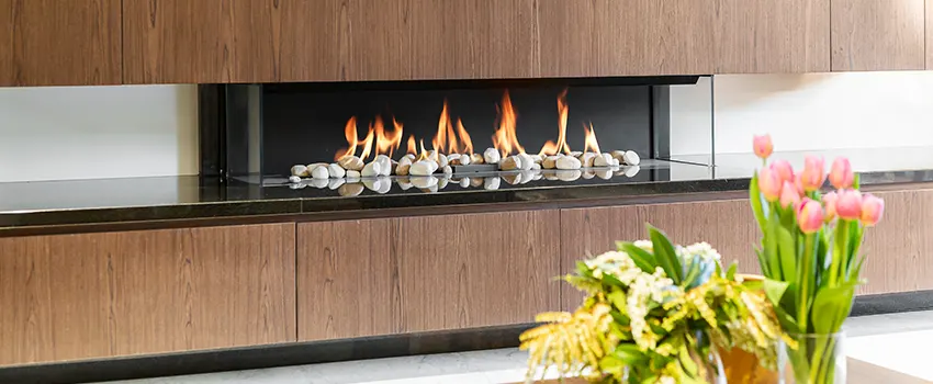 Double-height Fireplace Design Refurbishment in Watertown, New York