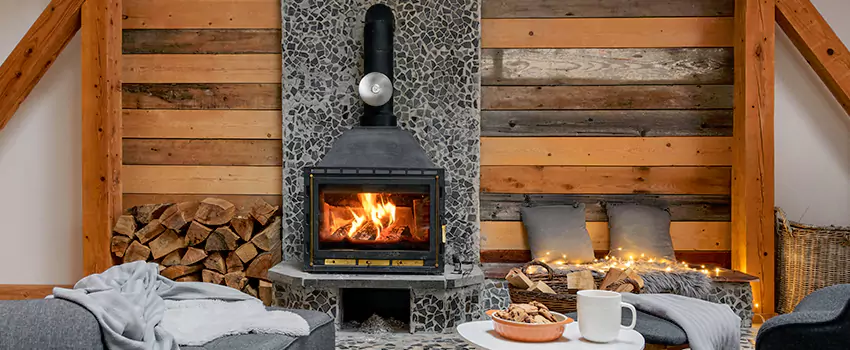 Thelin Hearth Products Direct Vent Gas Stove Fireplace Inspection in Watertown, New York